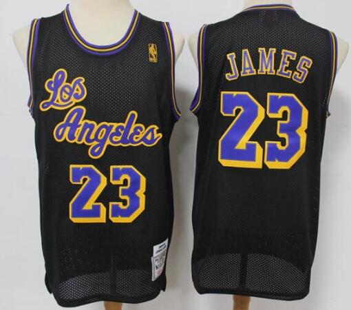 Men's Black Lebron James stitched jerseys