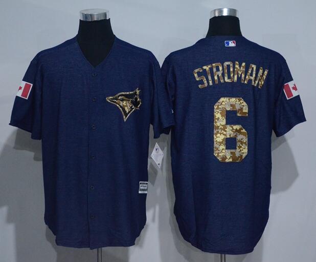 Men Toronto Blue Jays 6# Marcus Stroman Stitched