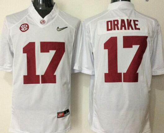 Alabama Crimson Tide 17 Kenyan Drake white men ncaa college Football Jerseys