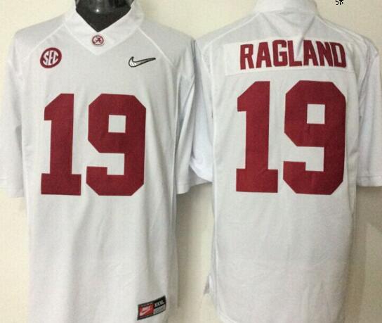 Alabama Crimson Tide 19 Reggie Ragland white men ncaa college Football Jerseys Alabama Crimson Tide 19 Reggie Ragland white men ncaa college Football Jerseys