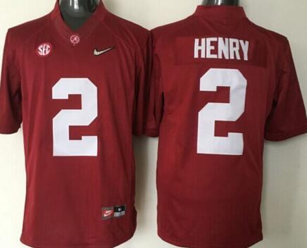 Alabama Crimson Tide 2 Derrick Henry red men ncaa college Football Jerseys