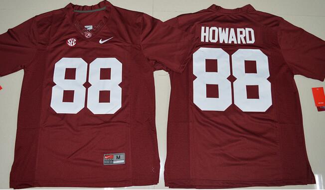 Alabama Crimson Tide 88 O.J Howard red men ncaa college Football Jerseys
