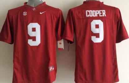 Alabama Crimson Tide 9 Amari Cooper red men ncaa college Football Jerseys