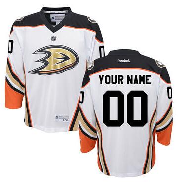 Anaheim Ducks  White Road Authentic NHL Jerseys Custom any name number