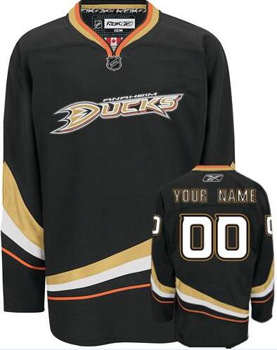 Anaheim Ducks Black Home Authentic NHL Jersey Custom any name number