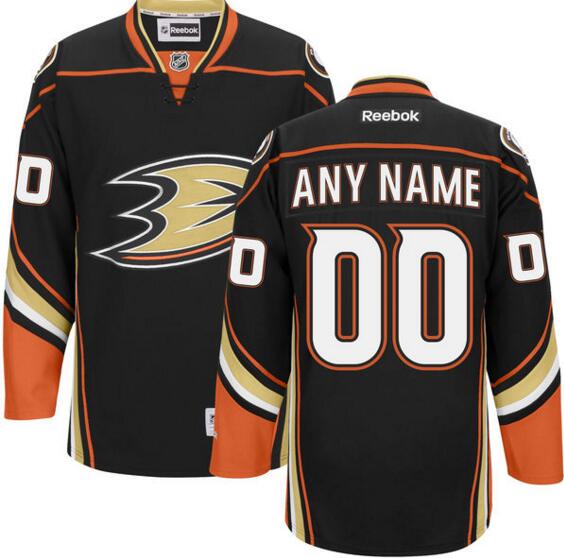 Anaheim Ducks Black Home Authentic NHL Jerseys Custom any name number