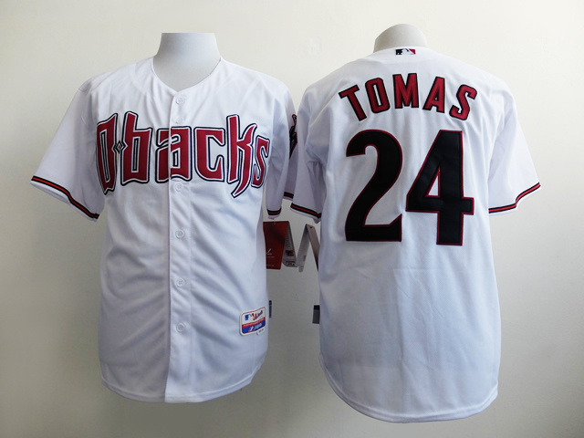 Arizona Diamondback 24 Yasmany Tomas White men baseball mlb jerseys