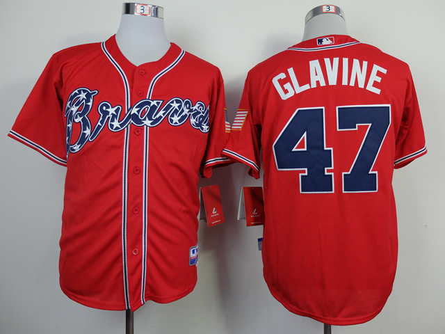 Atlanta Braves 47 Tom Glavine 2014 Hall Of Fame w75th Anniversary Commemorative Patch baseball mlb Jerseys