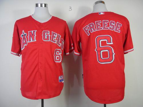 Atlanta Braves FREESE 6 red men baseball mlb Jerseys