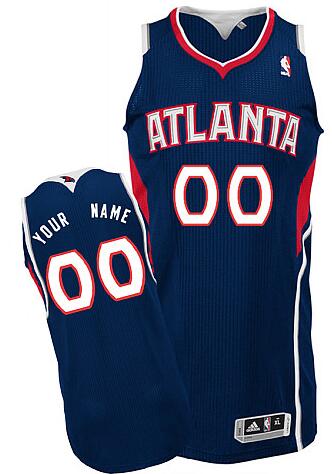 Atlanta Hawks blue Road Jersey custom any name number