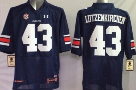 Auburn Tigers Blue 43 Philip Lutzenkirchen blue men College ncaa Football Jerseys Auburn Tigers Blue 43 Philip Lutzenkirchen blue men College ncaa Football Jerseys