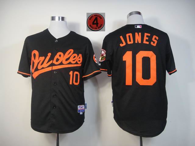 Baltimore Orioles 10 Adam Jones black Hall OF FAME patch new men baseball mlb Jerseys