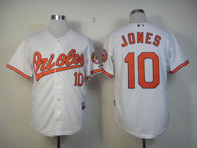 Baltimore Orioles 10 Adam Jones white new men baseball mlb Jerseys