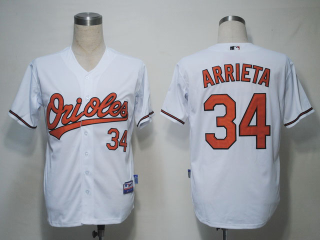 Baltimore Orioles 34 ARRIETA white men baseball mlb Jerseys