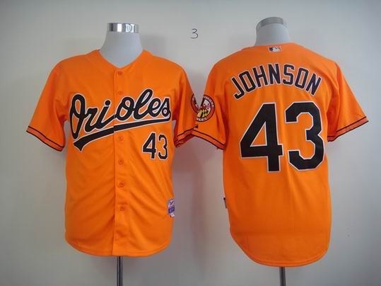 Baltimore Orioles 43 Jim Johnson orange men baseball mlb Jerseys