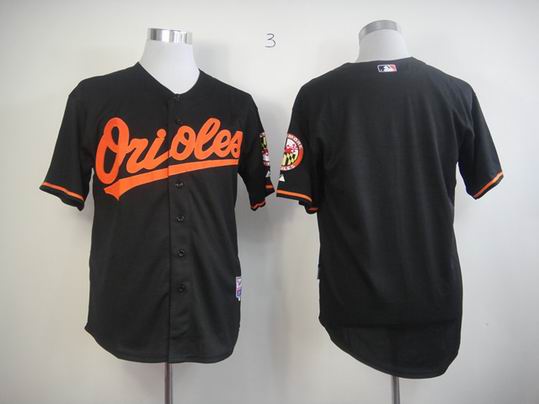 Baltimore Orioles Blank Black men baseball mlb Jerseys