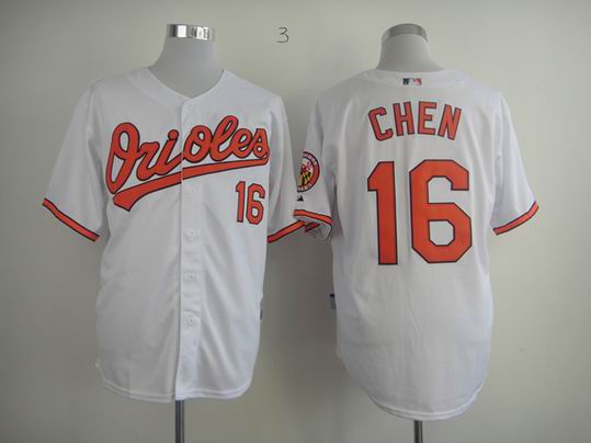 Baltimore Orioles CHEN 16 white men baseball mlb Jerseys