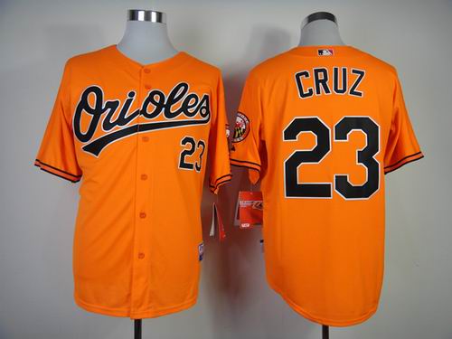 Baltimore Orioles CRUZ 23 orange men baseball mlb Jerseys