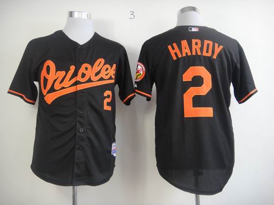 Baltimore Orioles HARDY 2 black men baseball mlb Jerseys