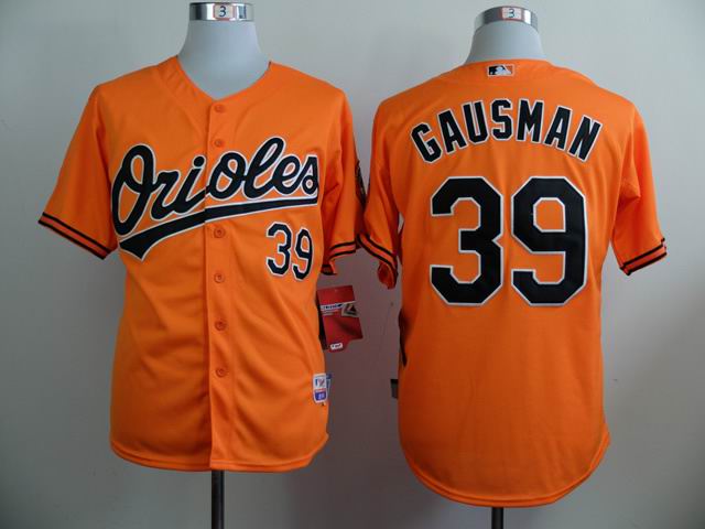 Baltimore Orioles Kevin Gausman 39 orange men baseball mlb  Jerseys