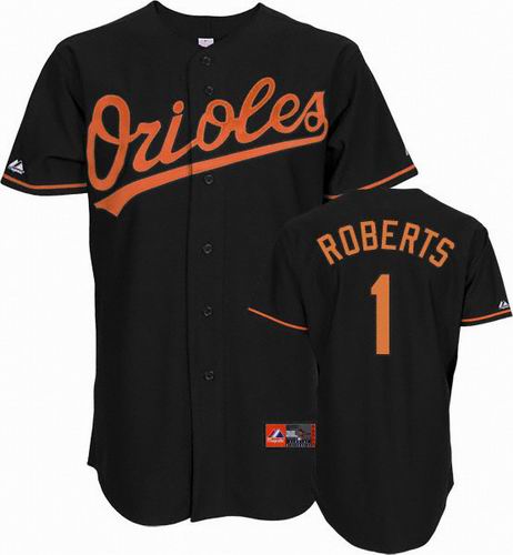 Baltimore Orioles Roberts Alternate 1 black men baseball mlb Jersey