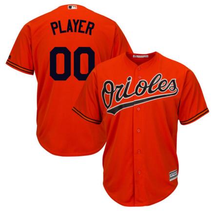 Baltimore Orioles jerseys Majestic Orange Cool Base Custom any name number