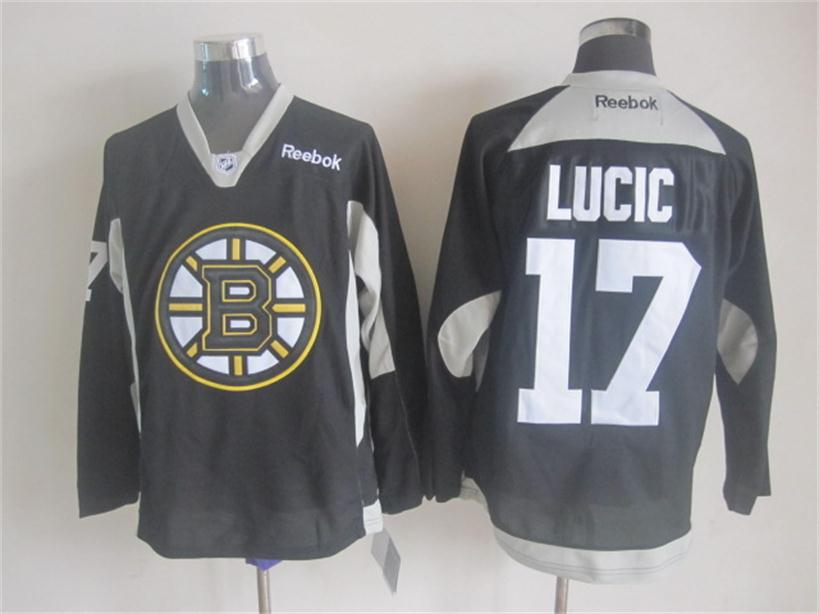 Boston Bruins 17 Milan Lucic black men ice hockey nhl jerseys Reebok