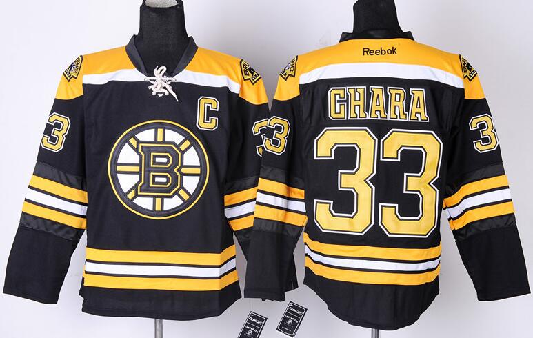 Boston Bruins 33 Zdeno Chara Black men ice hockey nhl jerseys