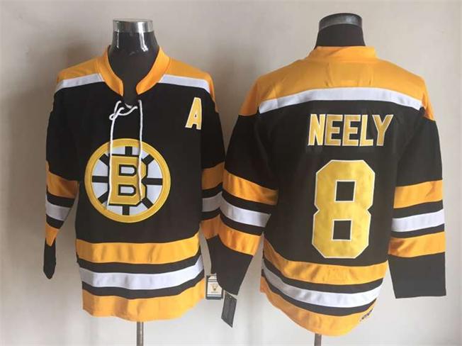 Boston Bruins 8 Neely Black new men ice hockey nhl jerseys