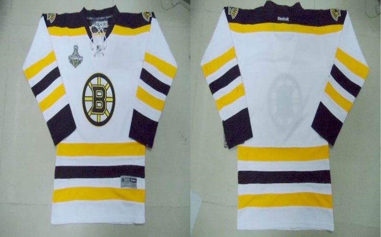 Boston Bruins Blank White NHL Kid Jersey