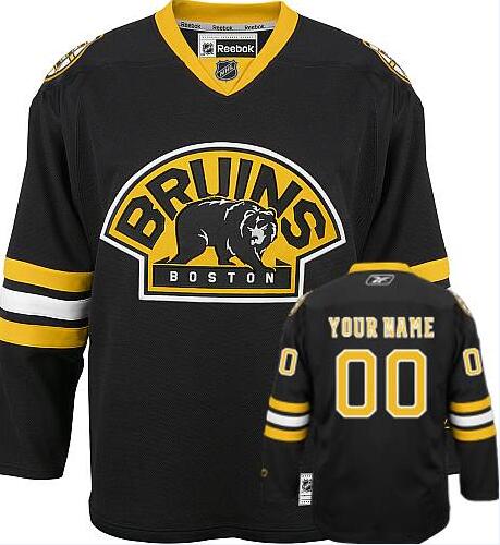 Boston Bruins Customized Black Third Authentic Man NHL Jersey Custom any name number