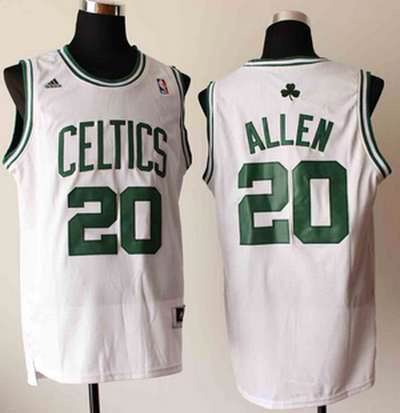 Boston Celtics 20 Ray Allen White Revolution 30 Adidas men NBA basketball Jerseys