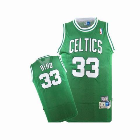 Boston Celtics 33 BRID green throwback Adidas men NBA basketball Jerseys