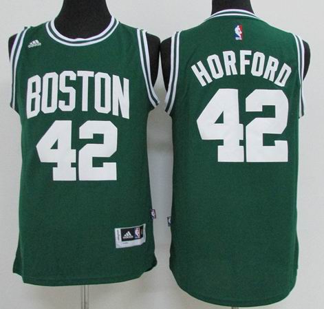 Custom-made Boston Celtics 42 Al Horford  green Adidas men NBA basketball Jerseys