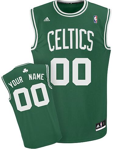 Boston Celtics Custom green white number adidas Road Jersey for sale