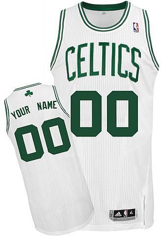 Boston Celtics white Home Jersey custom any name number