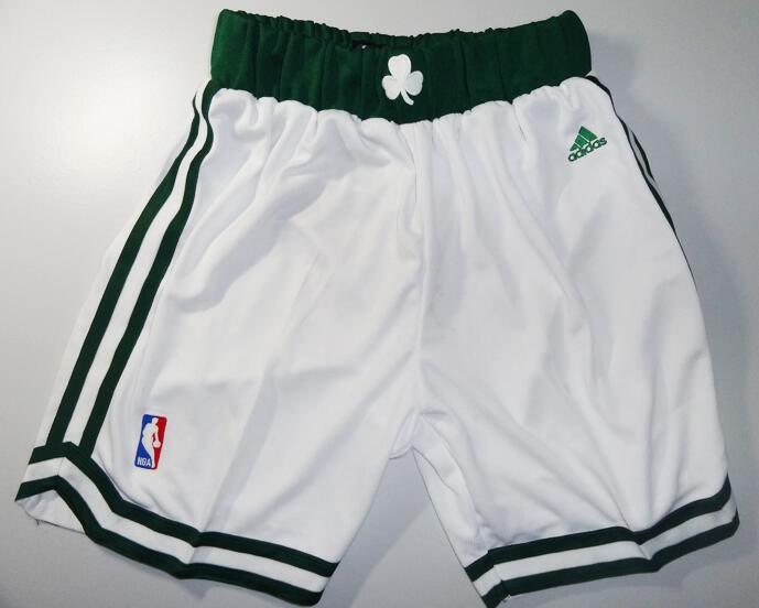 Boston Celtics white nba shorts