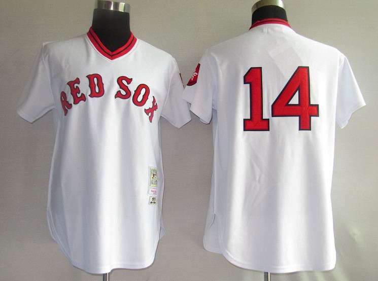 Boston Red Sox 14 JIM RICE white men baseball mlb jersey