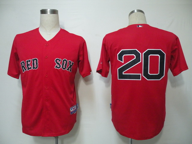 Boston Red Sox 20 Youkilis Red men baseball mlb jerseys