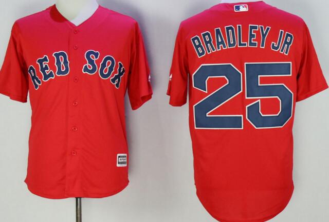 Boston Red Sox 25 LOWELL Dk. red men baseball mlb jersey