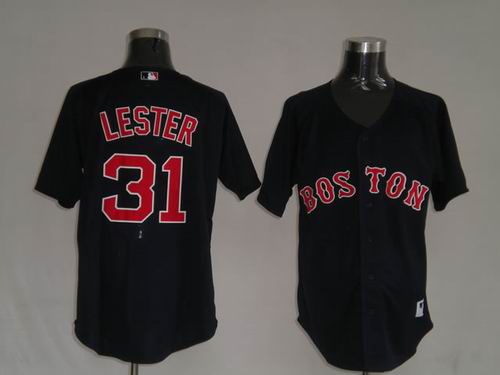 Boston Red Sox 31 lester Black men baseball mlb  jersey