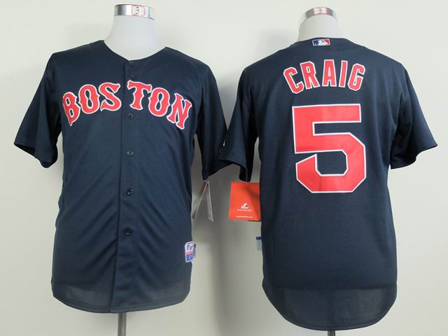 Boston Red Sox 5 Allen Craig blue men baseball mlb  Jerseys