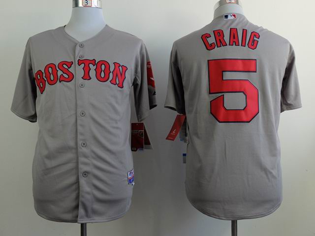 Boston Red Sox 5 Allen Craig gray men baseball mlb Jerseys