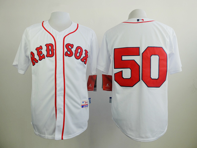 Boston Red Sox 50 Mookie Betts white men baseball mlb Authentic Jersey