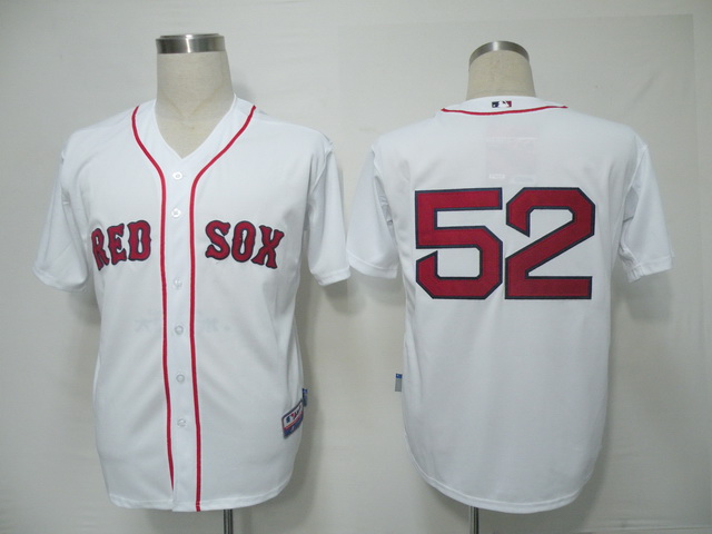 Boston Red Sox 52 Jenks White men baseball mlb jerseys