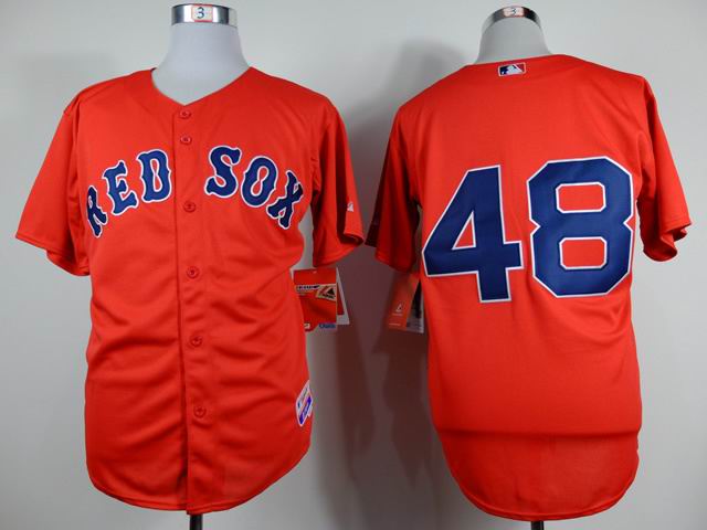 Boston Red Sox Pablo Sandoval 48 throwback Red men baseball mlb Jersey