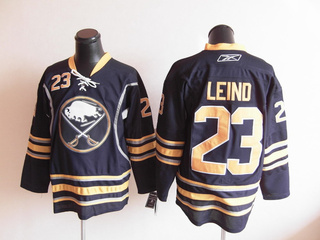 Buffalo Sabres  23 Leind Dark Blue Third Jersey