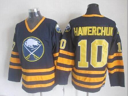 Buffalo Sabres 10 Dale Hawerchuk Dark Blue Throwback CCM men ice hockey nhl jerseys