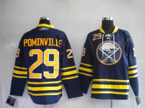 Buffalo Sabres 29 POMINVTLLE blue men ice hockey nhl jerseysJerseys