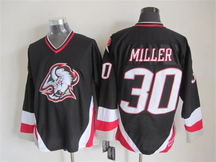 Buffalo Sabres 30 Ryan Miller black CCM hockeymen ice hockey nhl jerseys